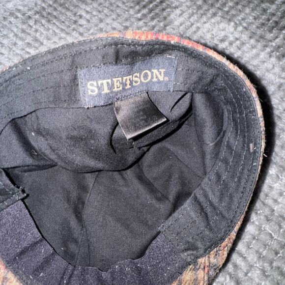 Stetson Men's Vintage Flat Hat Cap Wool Tweed Lining Dressy Stylish Unisex - Picture 7 of 9